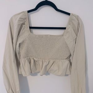 cropped blouse